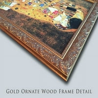 Schwartz, Yair Gold богато украсена дърва, рамкирана с двоен музей на матинг, арт печат, озаглавен - Northern Bell