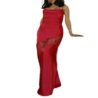BICOASU Женски моден ежедневен твърд цвят отпечатана качулка с дълъг ръкав, портокал, XL
