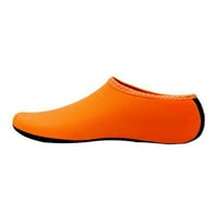Бързи сухи модни сандални маратонки чорапи плоски обувки Неплъзгащи се водни обувки Аква чорапи плуване Гмуркащи чорапи плажни обувки Оранжево XS