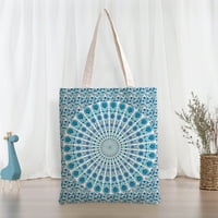 Mandala Pattern Tote Bag Boxing Gifts for Boxer Lovers Tote Bag Boxing Фитнес чанта за жени