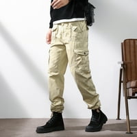 Quealent Cargo Pants Camo Pants for Men Classic Relace Fit Cargo Pant Multi Pocket Outdoor Pants