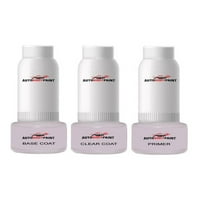 Докоснете Basecoat Plus Clearcoat Plus Primer Spray Paint Kit, съвместим с Oxford White MKC Lincoln