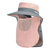 GUVPEV Работна капачка с лента за пот, регулируема шапка за скраб работна шапка, женска мъжка печат - черен, един размер