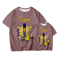 Мъжки тениска унизионна анимация тениски за жени готин дизайн полиестер екипаж на врата с къси ръкави върхове улични дрехи ежедневни ризи свободни тениски за мъже ежедневни летни върхове жълти, -8xl