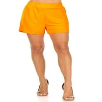 Небрежната удобна еластична лента на жените, свободна от основни твърди панталони, направени в САЩ
