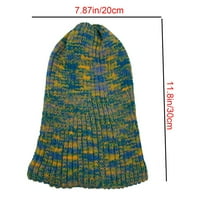 Смесена цветна купчина капачка baotou капачка плетена вълнена капачка на външна топлина двойка клирънс