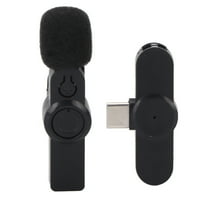 Безжичен микрофон за лавалие, професионален автоматичен чифт безжичен микрофон за таблети за мобилен телефон