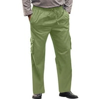 Cllios Мъжки товарни панталони големи и високи мулти джобове панталони на открито бойни панталони класически панталони за работно облекло