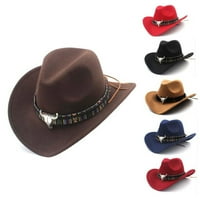 Класическа каубойска шапка на Cattleman Straws, етнически стил Western Cowgirl Hat