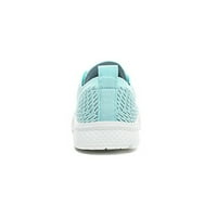 Harsuny дамски маратонки дишащи атлетични обувки Фитнес тренировка за бягащи обувки на открито, безплъзгащи се леки плоски спортни обучители светло синьо 7