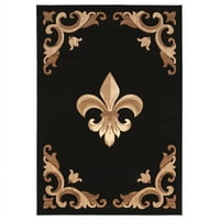 ft. in. ft. in. Bristol Barnsley Black Recatange Area Rug