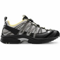 Д-р Comfort Performance Мъжки атлетична обувка: X-широк метален червен еластик и стандартни дантели
