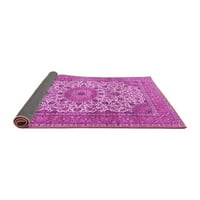 Ahgly Company Indoor Square Persian Pink Traditional Area Rugs, 8 'квадрат