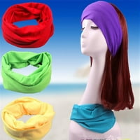 Frogued Women Pure Color Cycling Coldscarf Head Wrap Bandana шал шал шалче за шал топло