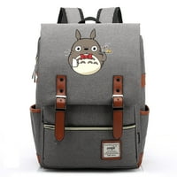 Bzdaisy Totoro Square Backpack с катарама с колан - приляга на 15 '' лаптоп унизис за деца тийнейджър