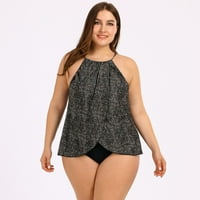 Yubnlvae Print Dot Swimsuit Size Women две комплекти бански костюми плюс бански костюми Tankinis