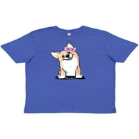 Тениска за младежки младежки кученце за кученце от корги