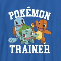 Момче Pokemon Trainer герои Графичен тройник Royal Blue Medium