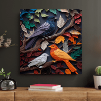 Извити крила - Изкуство на стенни птици