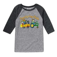 Pete the Cat - Family Hay Ride Kids - Toddler and Youth Raglan